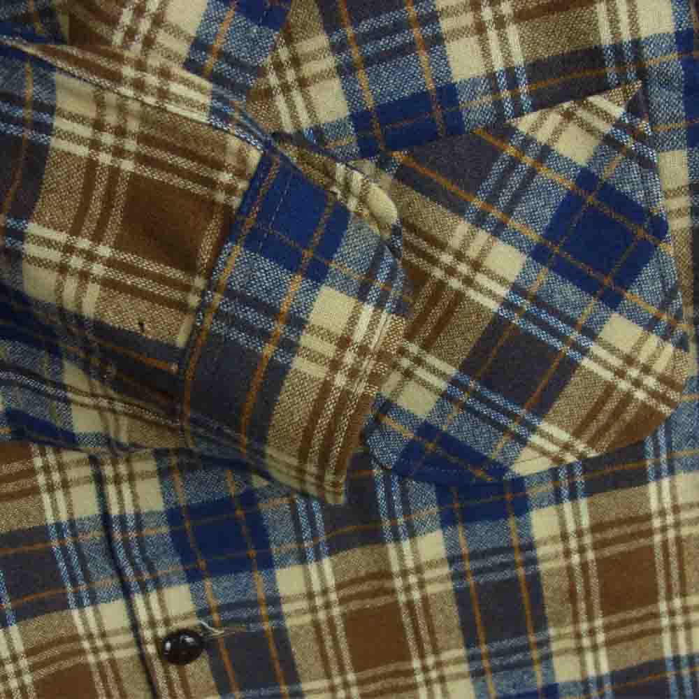 PENDLETON ペンドルトン ヴィンテージ 70s USA製 ウール チェック柄 テーラード ジャケット ブラウン系 ネイビー系 XL【中古】