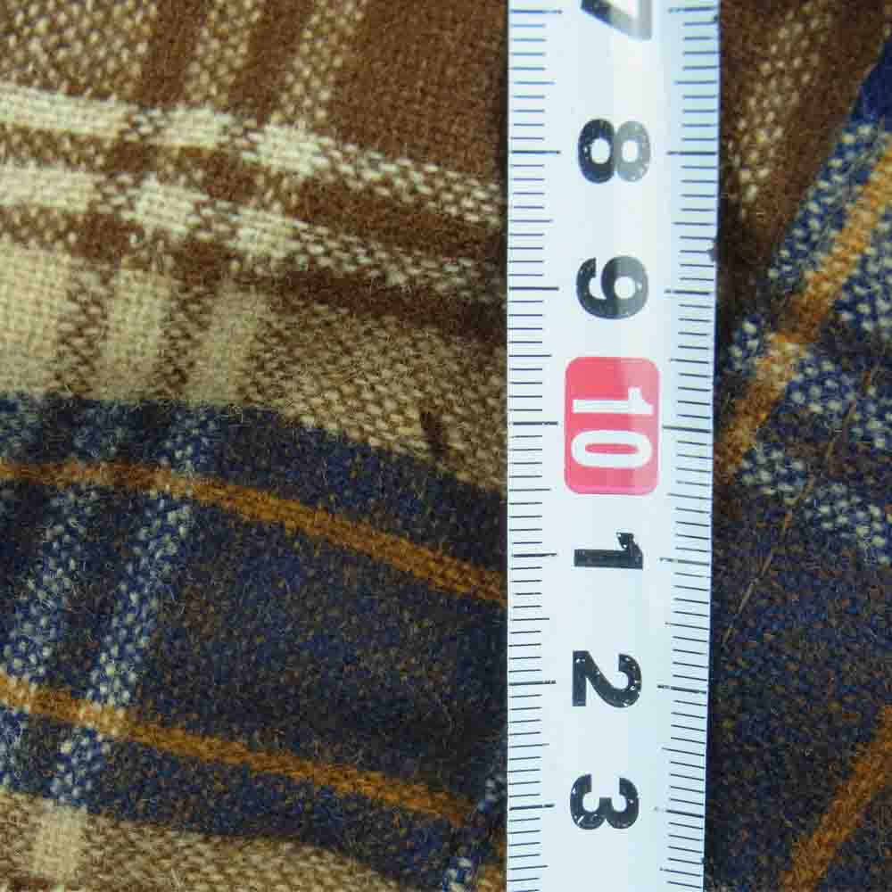 PENDLETON ペンドルトン ヴィンテージ 70s USA製 ウール チェック柄 テーラード ジャケット ブラウン系 ネイビー系 XL【中古】