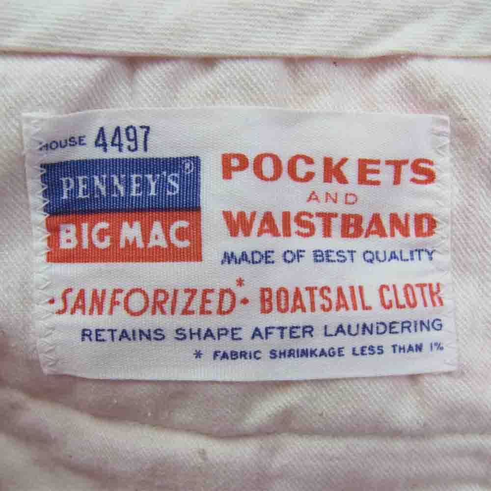 ペニーズ ビッグ マック ヴィンテージ ビンテージ ワーク パンツ ピンク系【中古】