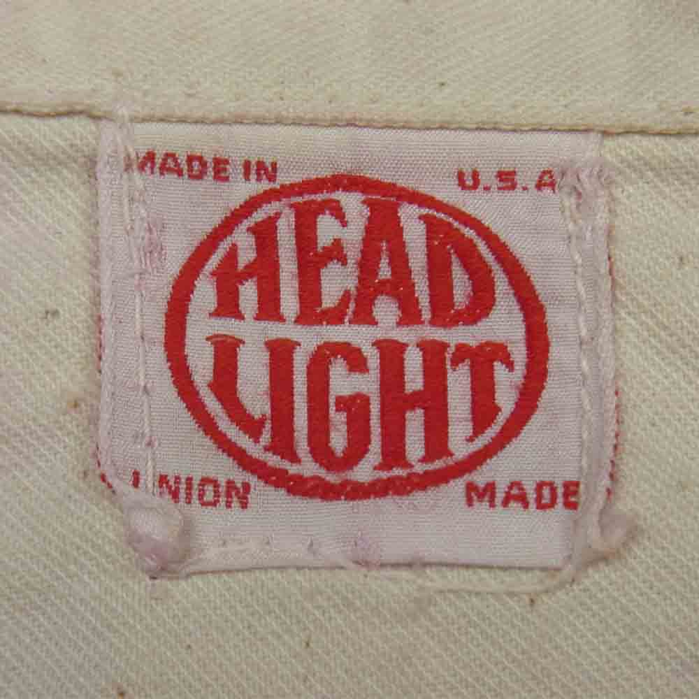 ヘッドライト ヴィンテージ 40s 50s USA製 ペインター ワーク パンツ ベージュ系【中古】