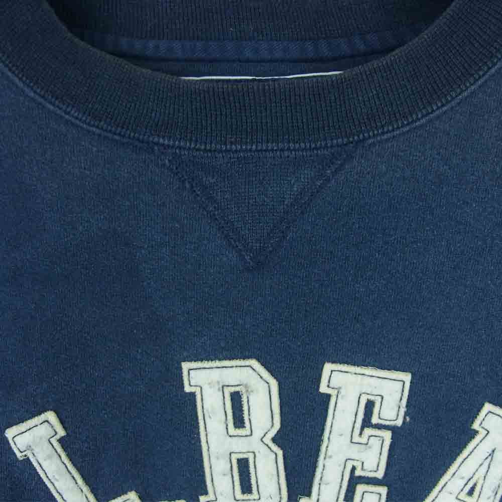 L.L.Bean エルエルビーン Russell ラッセル ヴィンテージ 90s USA製 スウェット コットン ネイビー系 XL【中古】
