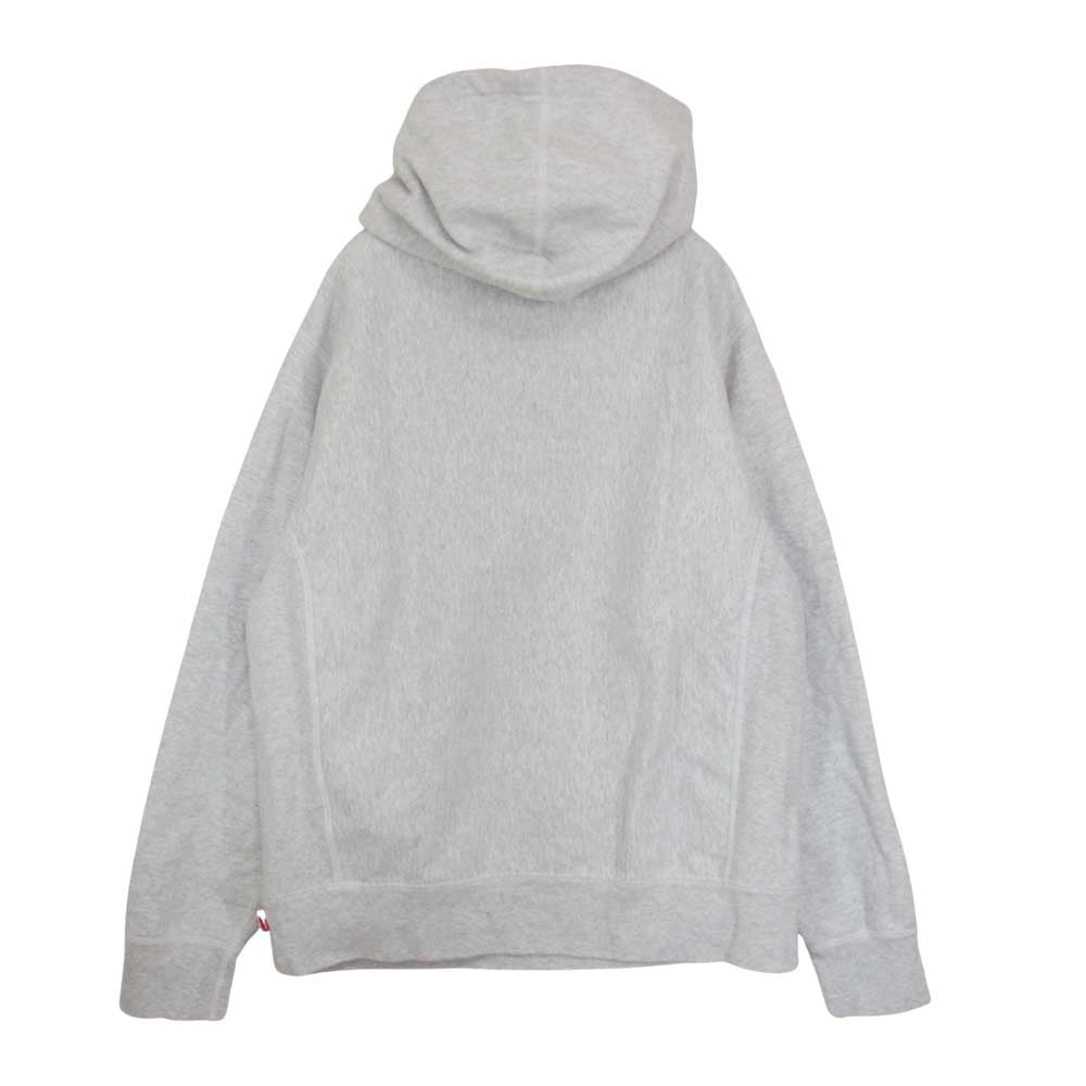 Supreme シュプリーム 18AW Classic Script Hooded Sweatshirt クラシック スクリプト ロゴ フーデッド スウェットシャツ パーカー グレー系 S【中古】