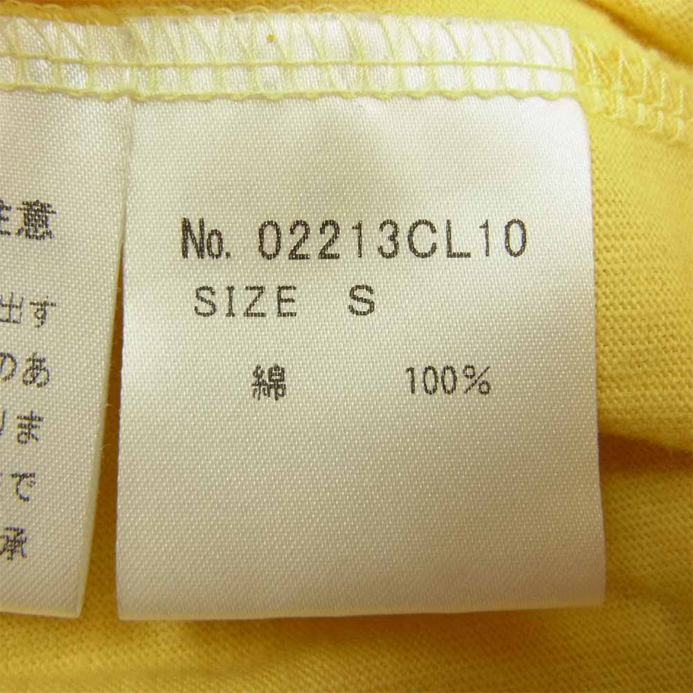 HYSTERIC GLAMOUR ヒステリックグラマー 02213CL10 TAKE IT EASY ベア プリント 長袖 Tシャツ イエロー系 S【中古】