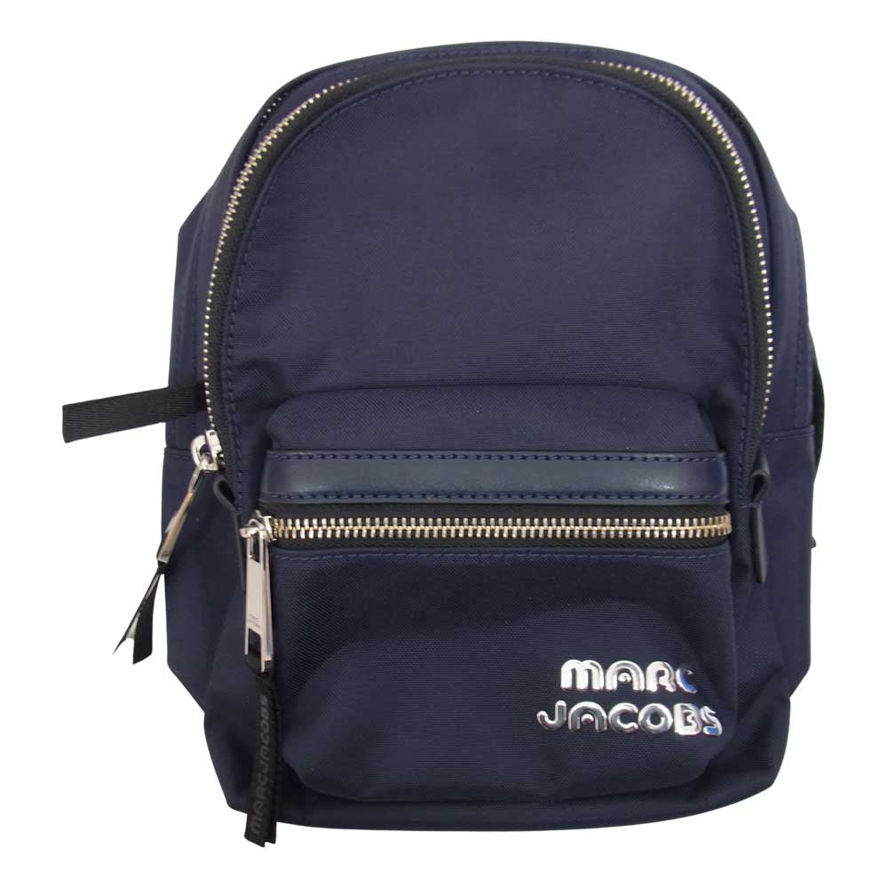 MARC JACOBS マークジェイコブス M0014032 TREK PACK BACKPACK MINI ミニ リュック バッグ ネイビー系【中古】