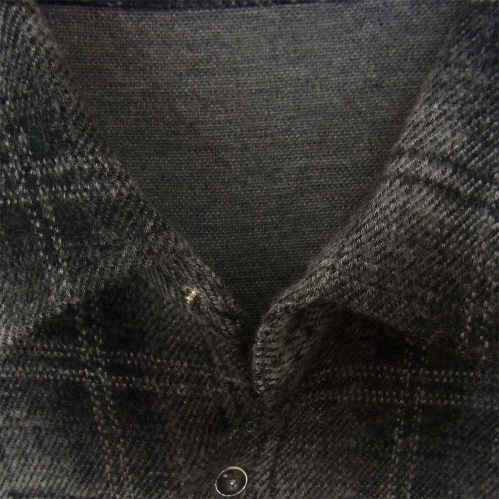 BACKBONE バックボーン BB12FW-S19 CUT&SEWN OMBLECHECK SHIRT カットソー オンブレチェック シャツ グレー系 L【中古】