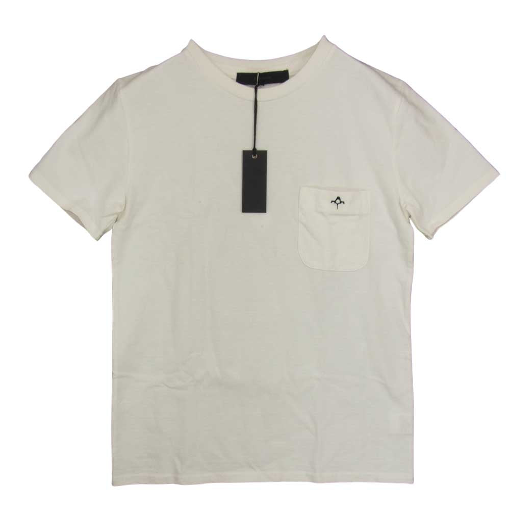 BACKBONE バックボーン BB13SS-C101 バックプリント イーグルスカル ポケット Tシャツ ブラック系 M【新古品】【未使用】【中古】