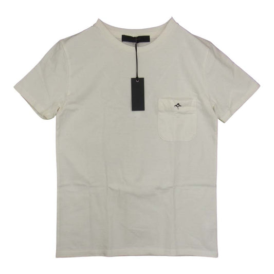 BACKBONE バックボーン BB13SS-C100 バックプリント イーグルスカル ポケット Tシャツ ブラック系 M【新古品】【未使用】【中古】