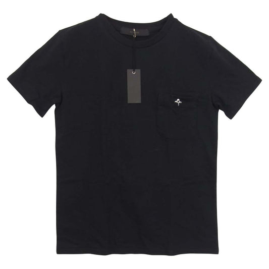 BACKBONE バックボーン BB13SS-C100 バックプリント イーグルスカル ポケット Tシャツ ブラック系 M【新古品】【未使用】【中古】