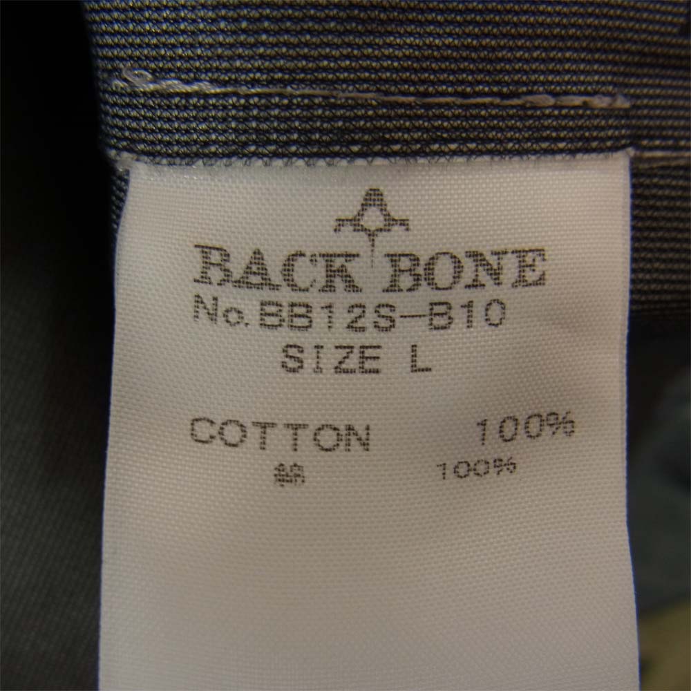 BACKBONE バックボーン BB12S-B10 GORETEX M-65 ミリタリージャケット カーキ系 L【中古】