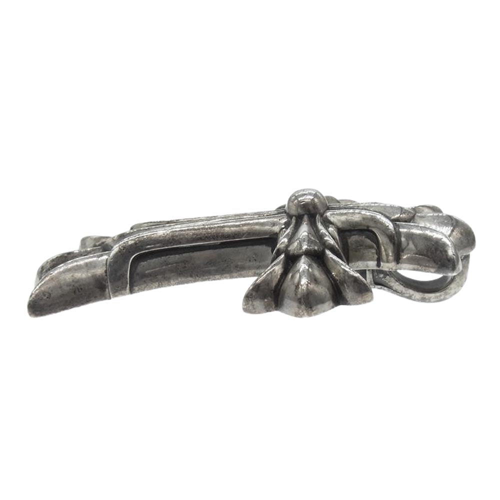CHROME HEARTS クロムハーツ（原本有） ダブルCHクロス ラージ ペンダント トップ シルバー系【中古】