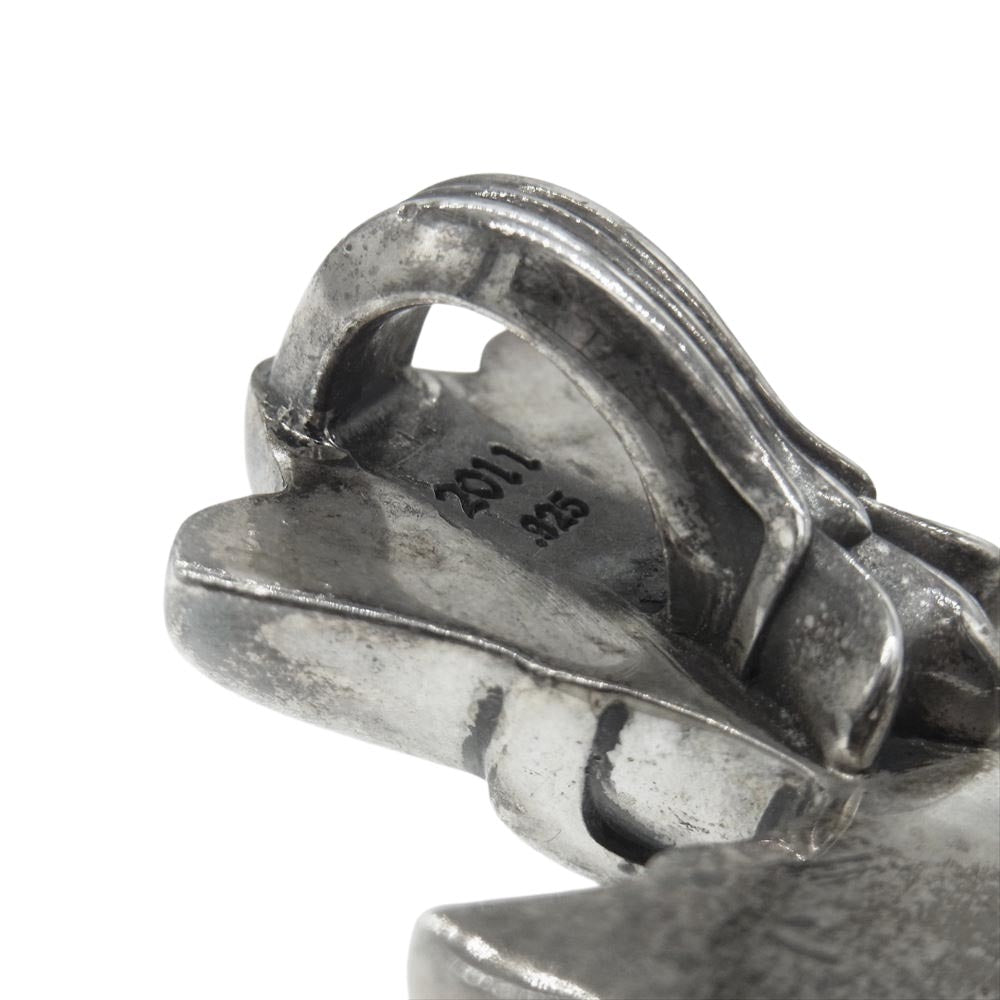 CHROME HEARTS クロムハーツ（原本有） ダブルCHクロス ラージ ペンダント トップ シルバー系【中古】