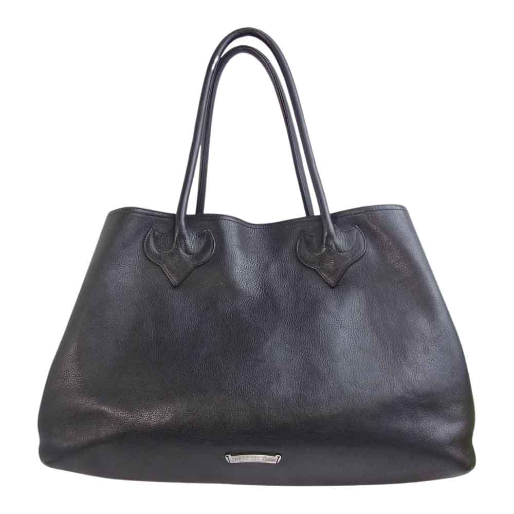 CHROME HEARTS クロムハーツ（原本有） TOTE W/SNAP 3CEME 3セメタリー トートバッグ ブラック系【中古】