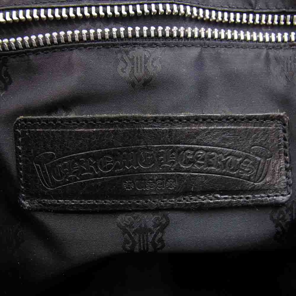 CHROME HEARTS クロムハーツ（原本有） TOTE W/SNAP 3CEME 3セメタリー トートバッグ ブラック系【中古】