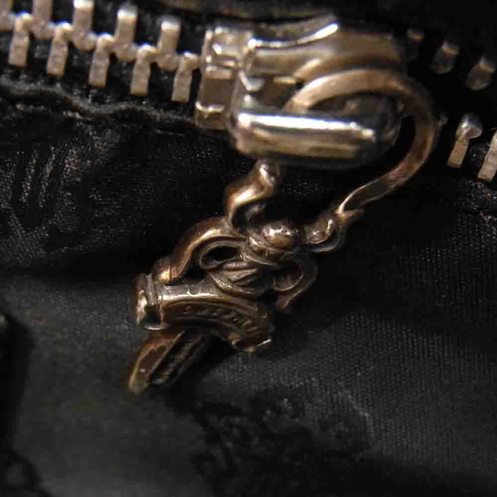 CHROME HEARTS クロムハーツ（原本有） TOTE W/SNAP 3CEME 3セメタリー トートバッグ ブラック系【中古】