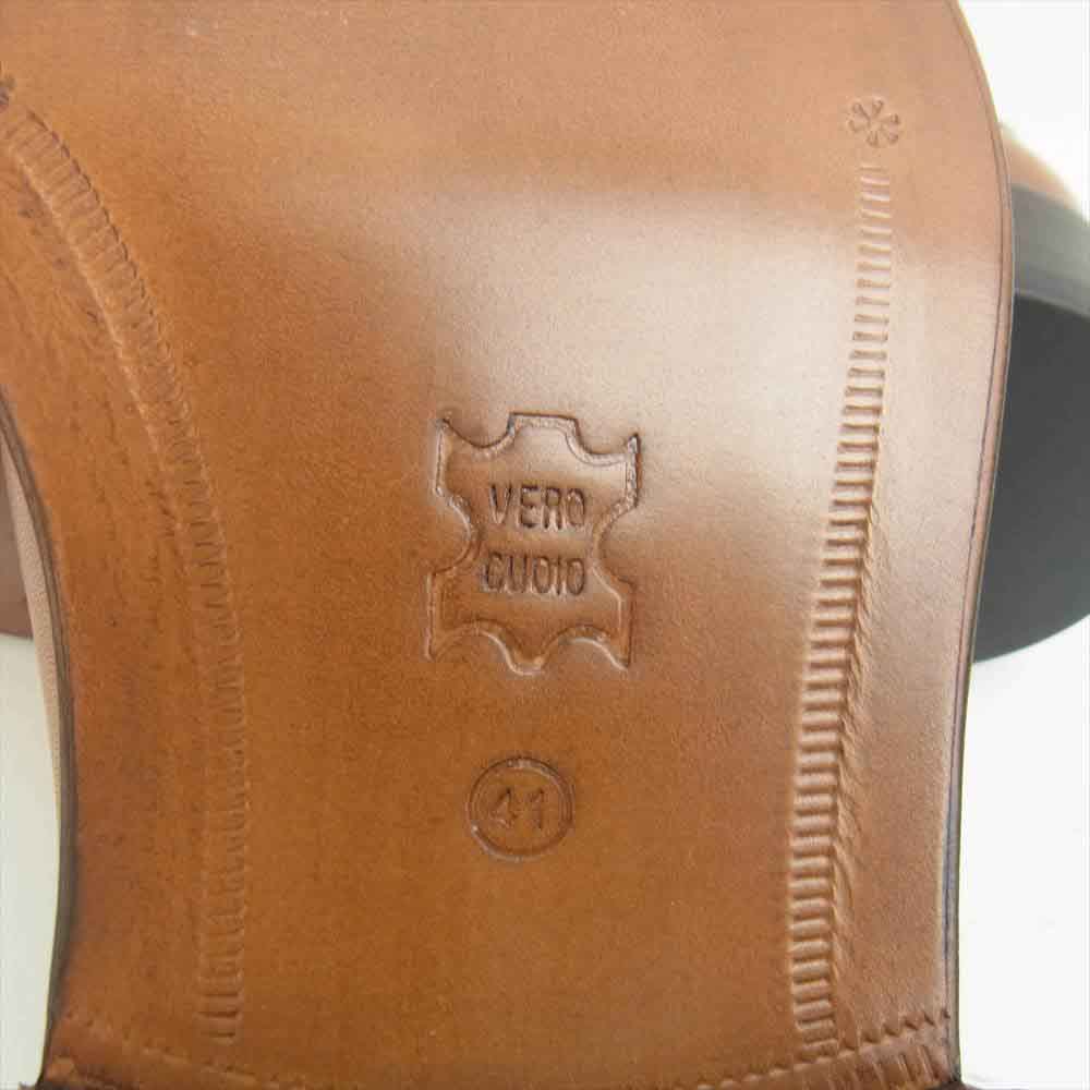 フープディドゥ 4515 レザー ローファー ビジネスシューズ ブラウン系 41【中古】