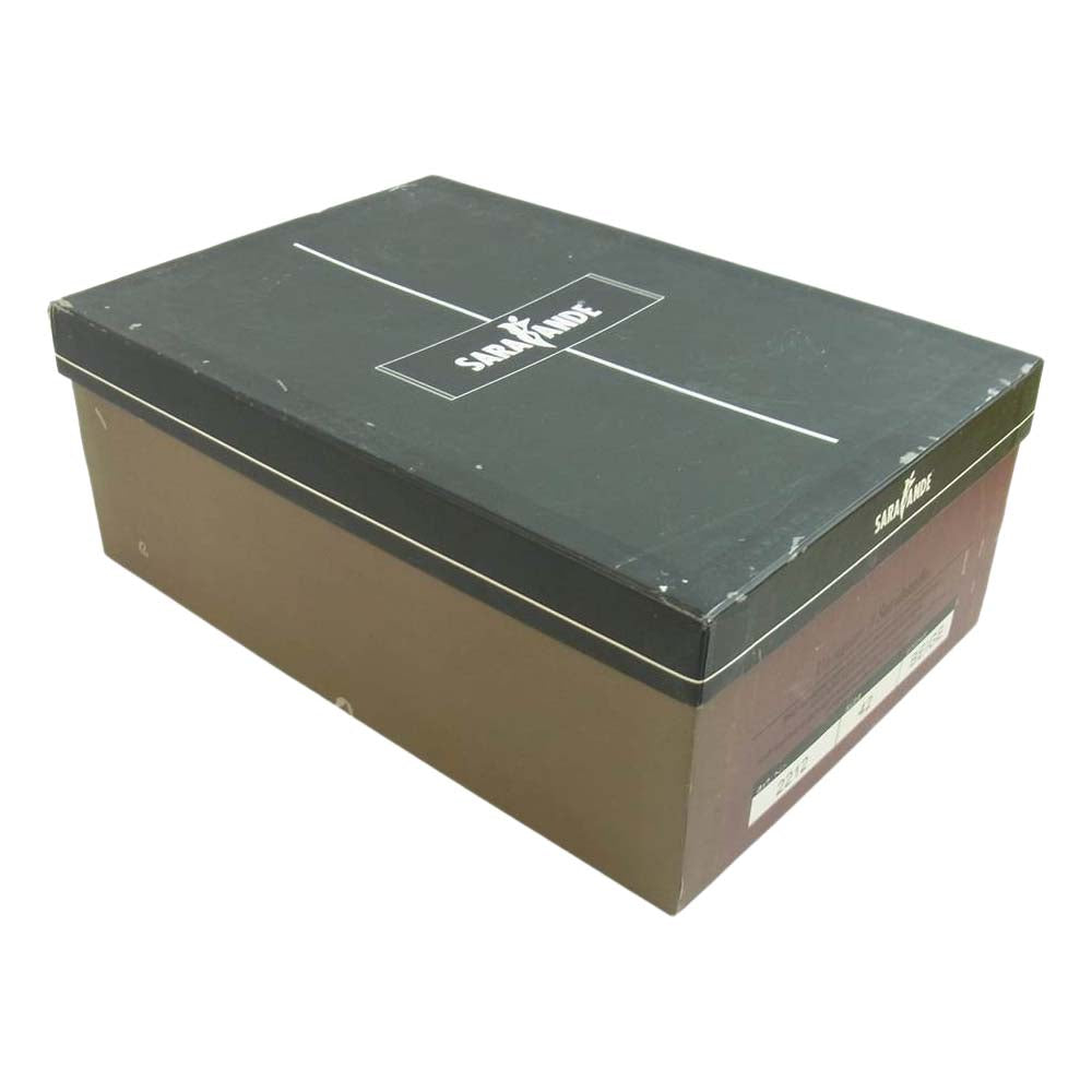 サラバンド 2212 レザー サイドゴア ブーツ ベージュ系 42【美品】【中古】