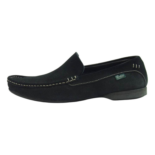 Paraboot パラブーツ 091445 BORMES SUMMER スエード スリッポン シューズ ブラック系 7.5【中古】