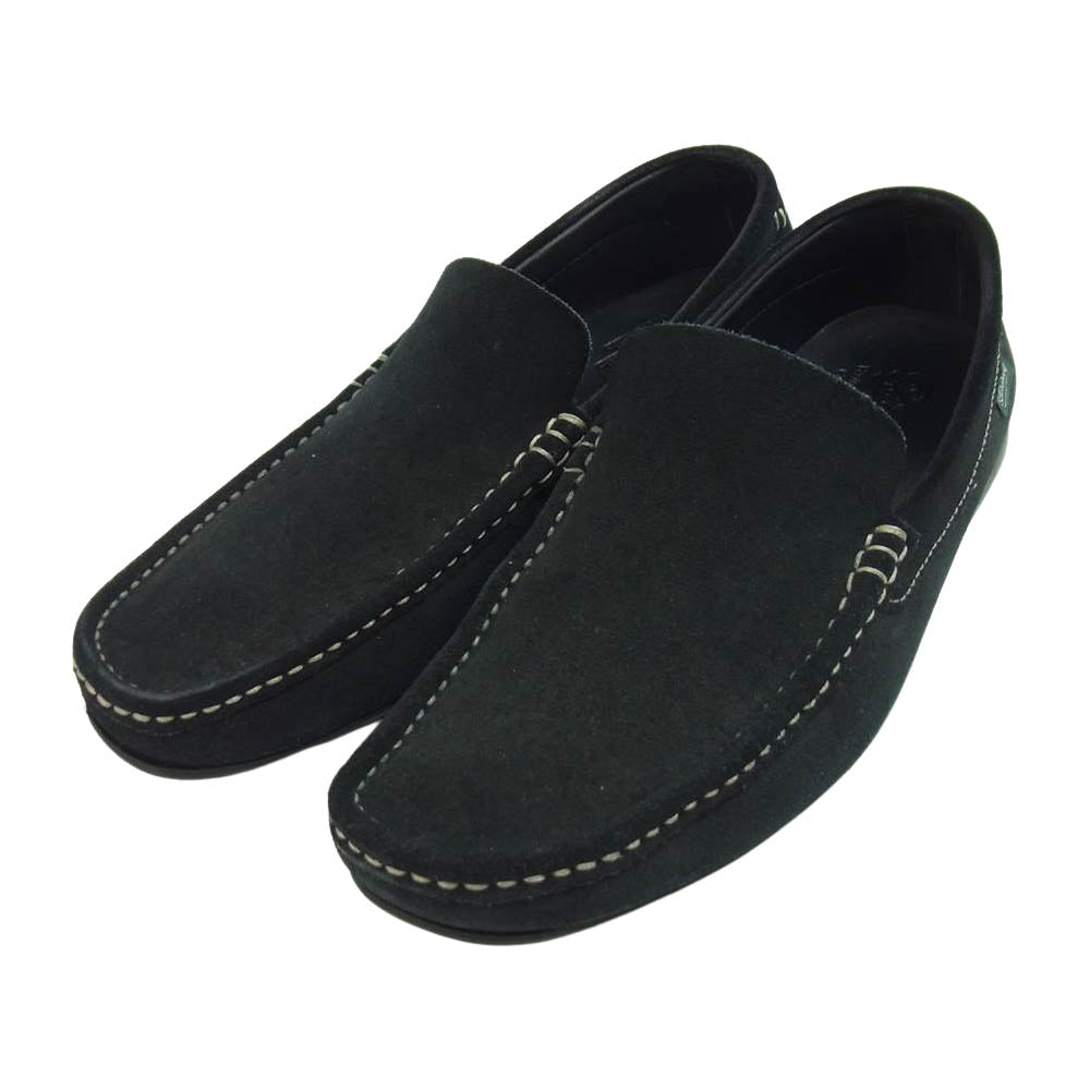 Paraboot パラブーツ 091445 BORMES SUMMER スエード スリッポン シューズ ブラック系 7.5【中古】