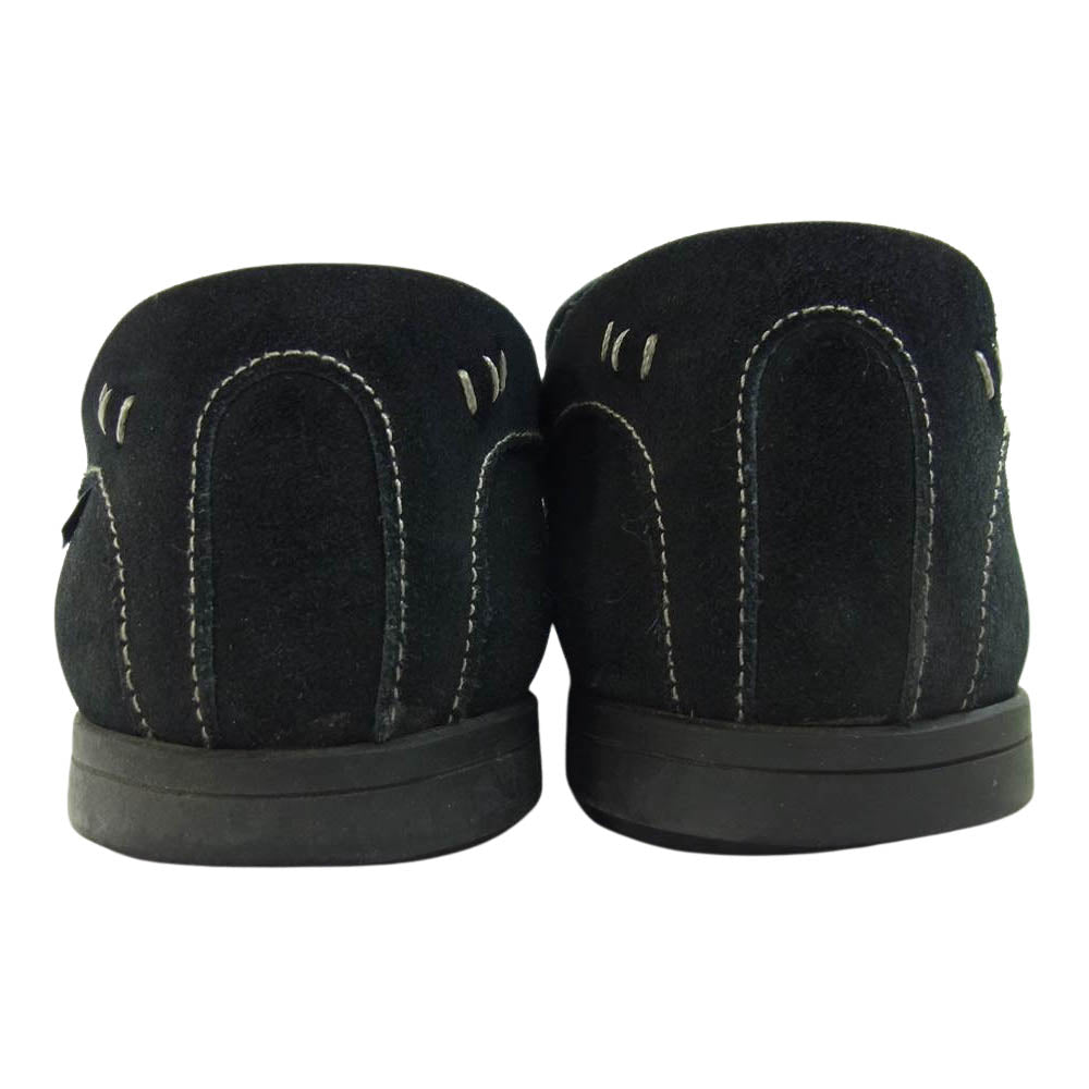 Paraboot パラブーツ 091445 BORMES SUMMER スエード スリッポン シューズ ブラック系 7.5【中古】
