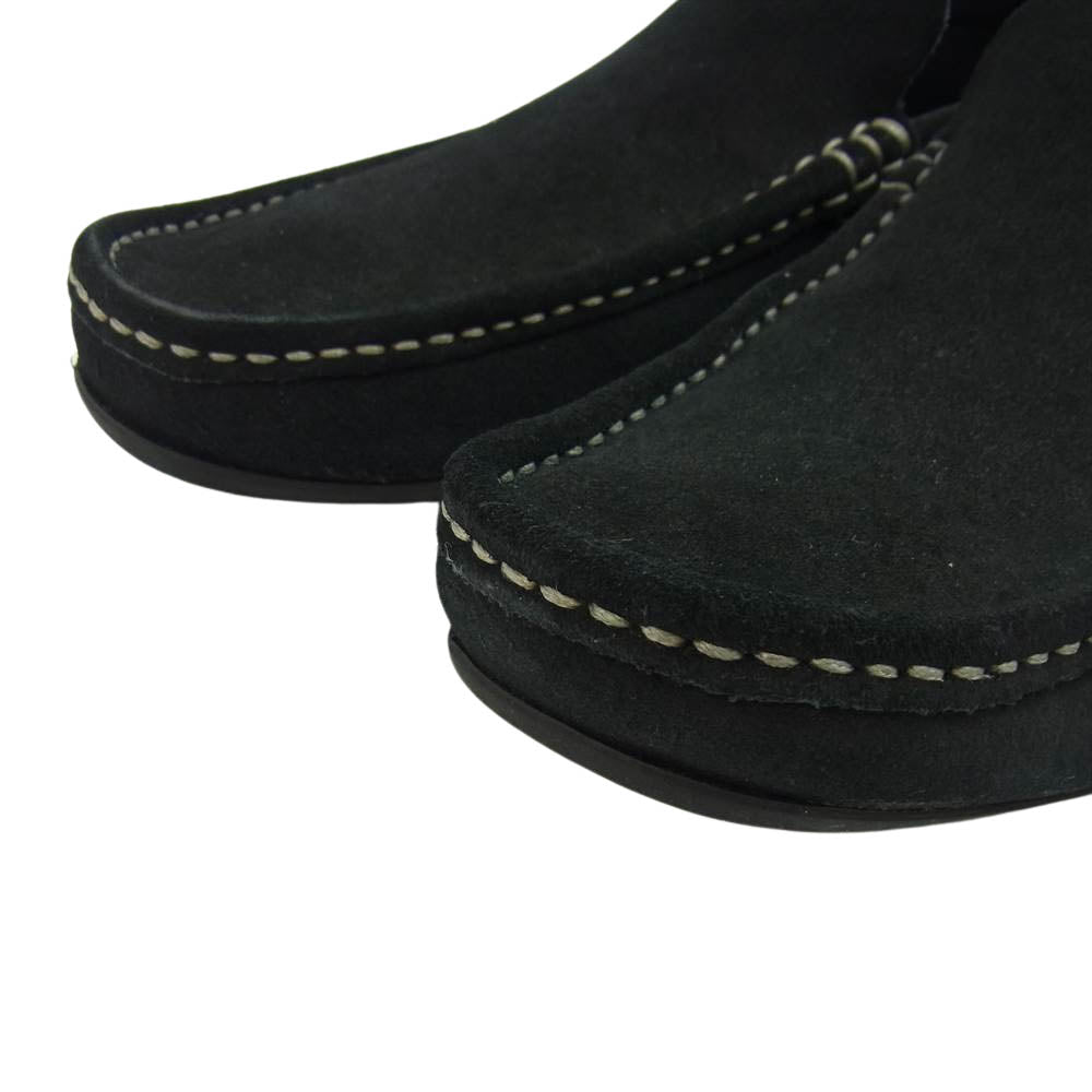 Paraboot パラブーツ 091445 BORMES SUMMER スエード スリッポン シューズ ブラック系 7.5【中古】