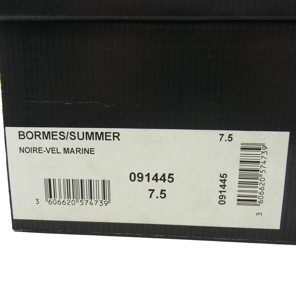 Paraboot パラブーツ 091445 BORMES SUMMER スエード スリッポン シューズ ブラック系 7.5【中古】