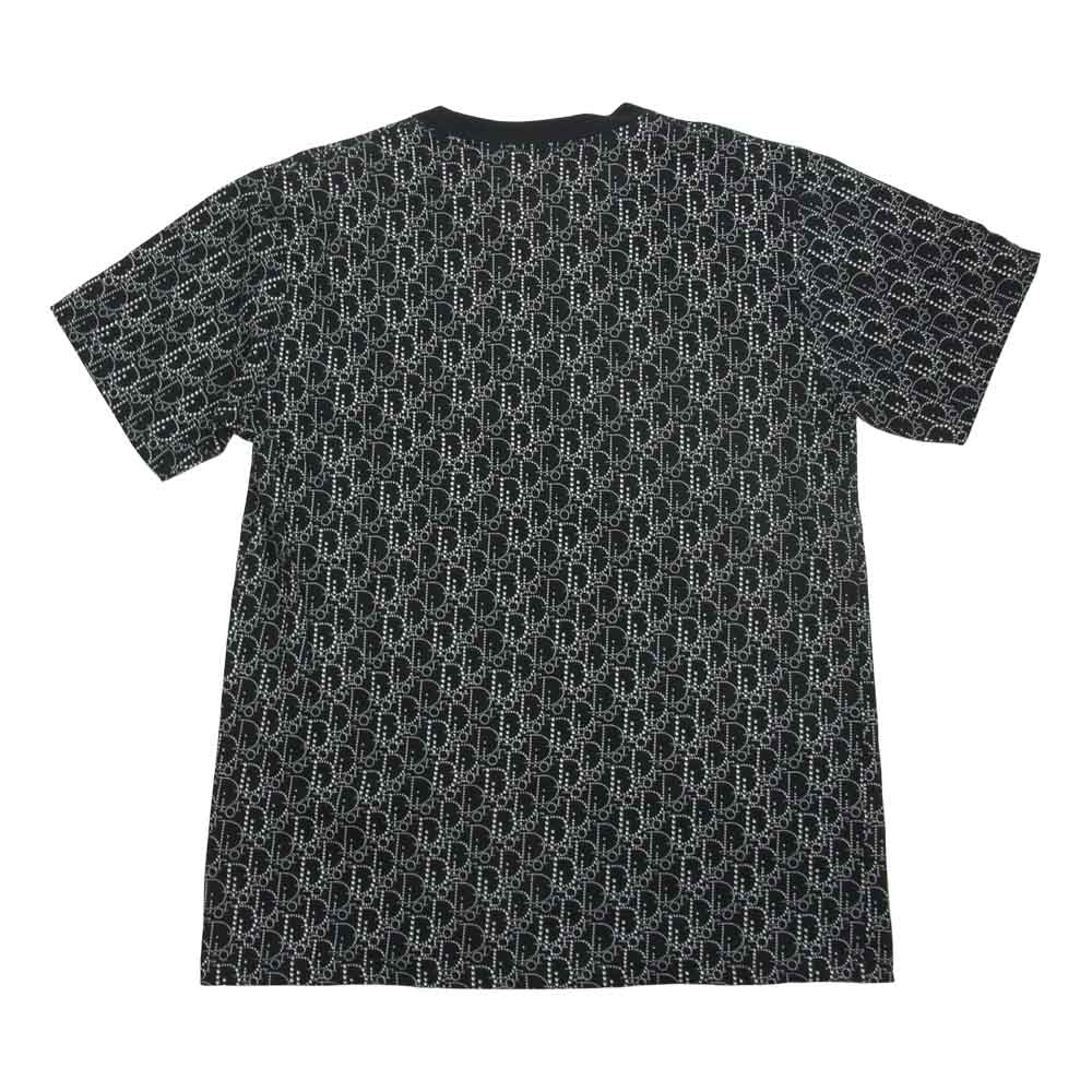 Dior ディオール 043J625C0674 オブリーク ビーズ Tシャツ ネイビー系 M【中古】