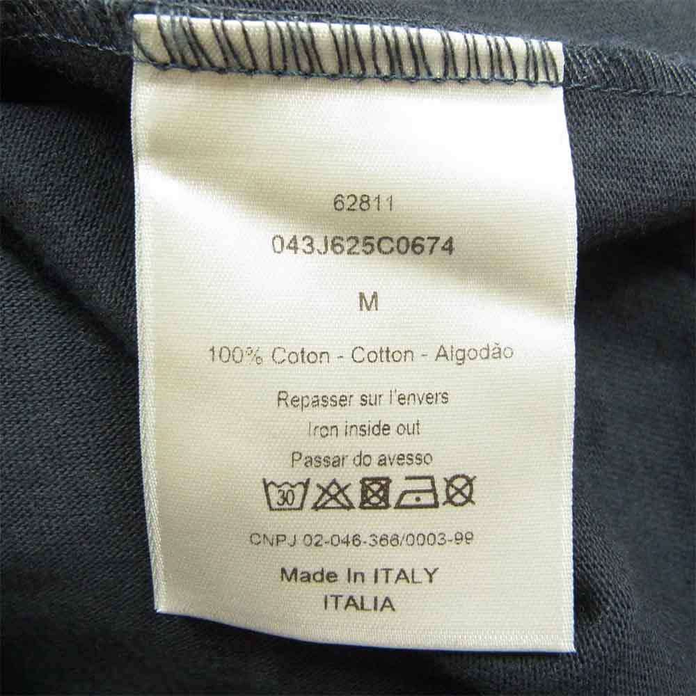 Dior ディオール 043J625C0674 オブリーク ビーズ Tシャツ ネイビー系 M【中古】
