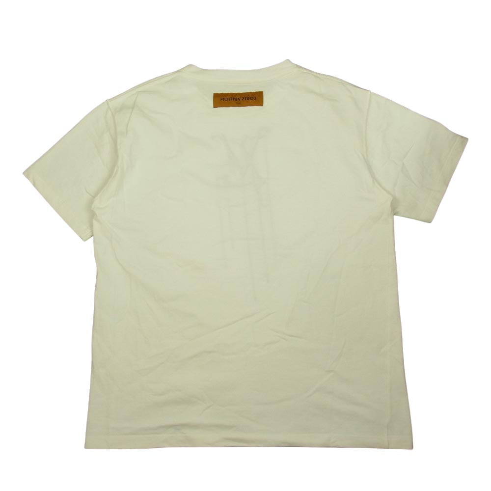 LOUIS VUITTON ルイ・ヴィトン 20SS HIY12W LVペンダント エンブロイダリー Tシャツ ホワイト系 M【中古】