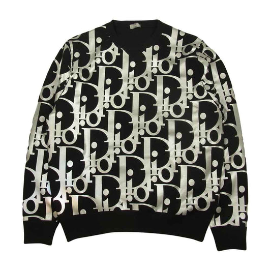 Dior ディオール 113M630AT197 トロッター スウェット ブラック系 XL【美品】【中古】