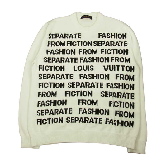 LOUIS VUITTON ルイ・ヴィトン 1A8WSW レター ニット ホワイト系 L【中古】