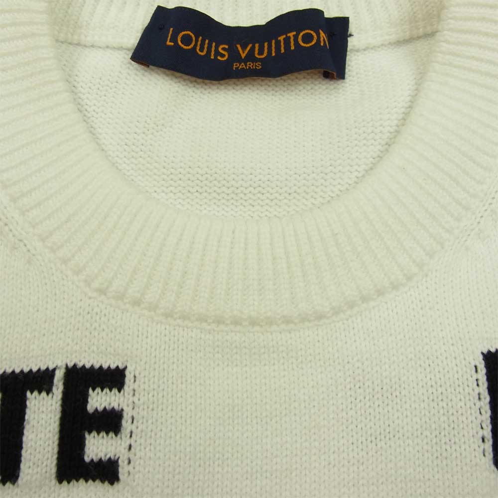 LOUIS VUITTON ルイ・ヴィトン 1A8WSW レター ニット ホワイト系 L【中古】