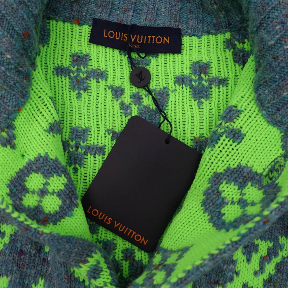LOUIS VUITTON ルイ・ヴィトン 22SS 1A9T87 シグネチャー カーディガン マルチカラー系 XL【極上美品】【中古】