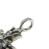 CHROME HEARTS クロムハーツ（原本有） ダブル CHクロス チャーム パヴェダイヤ トップ シルバー系【中古】
