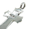 CHROME HEARTS クロムハーツ（原本有） ダブル CHクロス チャーム パヴェダイヤ トップ シルバー系【中古】
