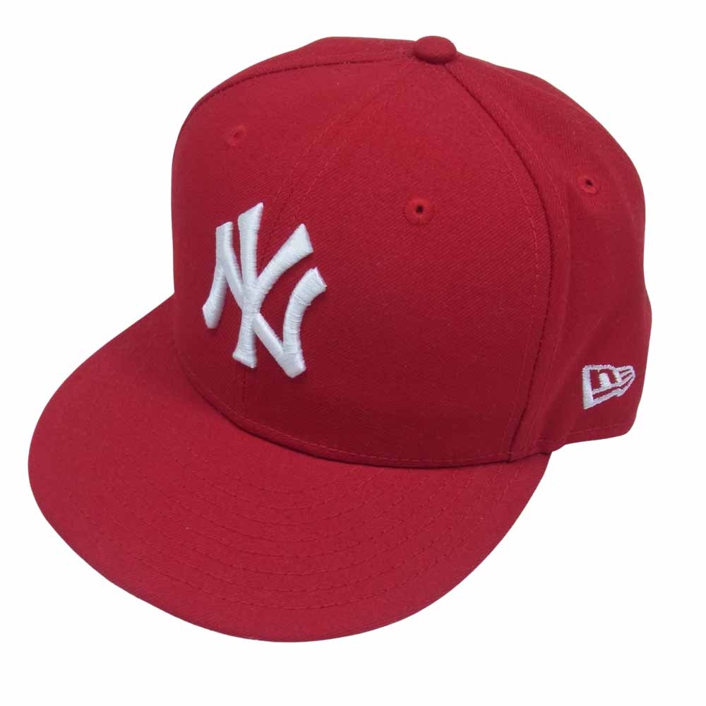 NEW ERA ニューエラ ニューヨーク ヤンキース ベースボール キャップ レッド系 7 3/8【中古】