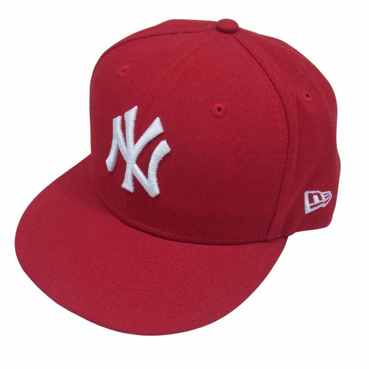 NEW ERA ニューエラ ニューヨーク ヤンキース ベースボール キャップ レッド系 7 3/8【中古】
