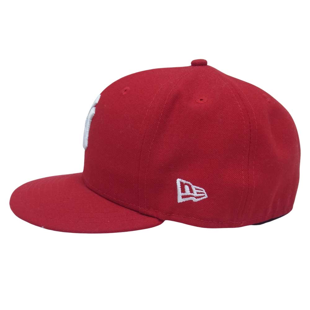 NEW ERA ニューエラ ニューヨーク ヤンキース ベースボール キャップ レッド系 7 3/8【中古】