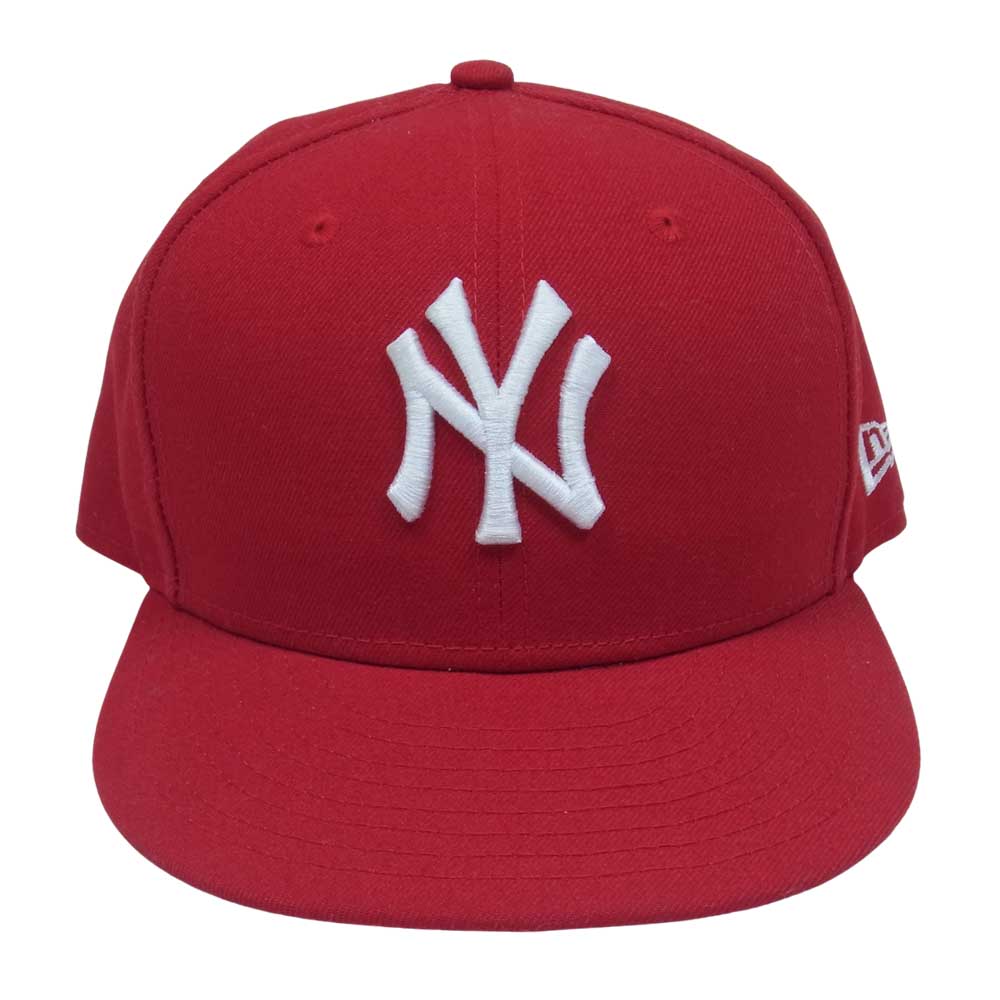 NEW ERA ニューエラ ニューヨーク ヤンキース ベースボール キャップ レッド系 7 3/8【中古】