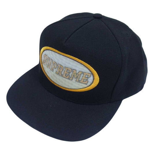 Supreme シュプリーム 16AW Overlay 5-Panel Cap オーバーレイ 5パネル キャップ ブラック系【中古】