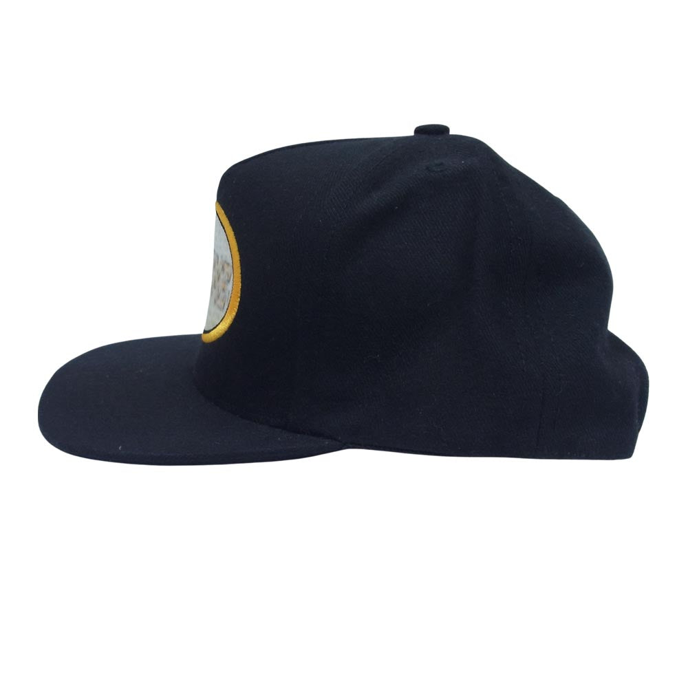Supreme シュプリーム 16AW Overlay 5-Panel Cap オーバーレイ 5パネル キャップ ブラック系【中古】