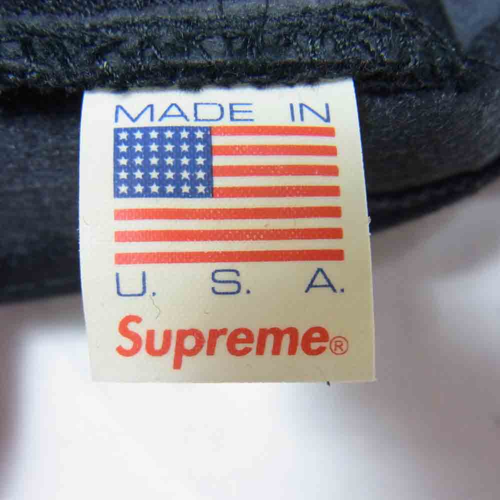 Supreme シュプリーム 16AW Overlay 5-Panel Cap オーバーレイ 5パネル キャップ ブラック系【中古】