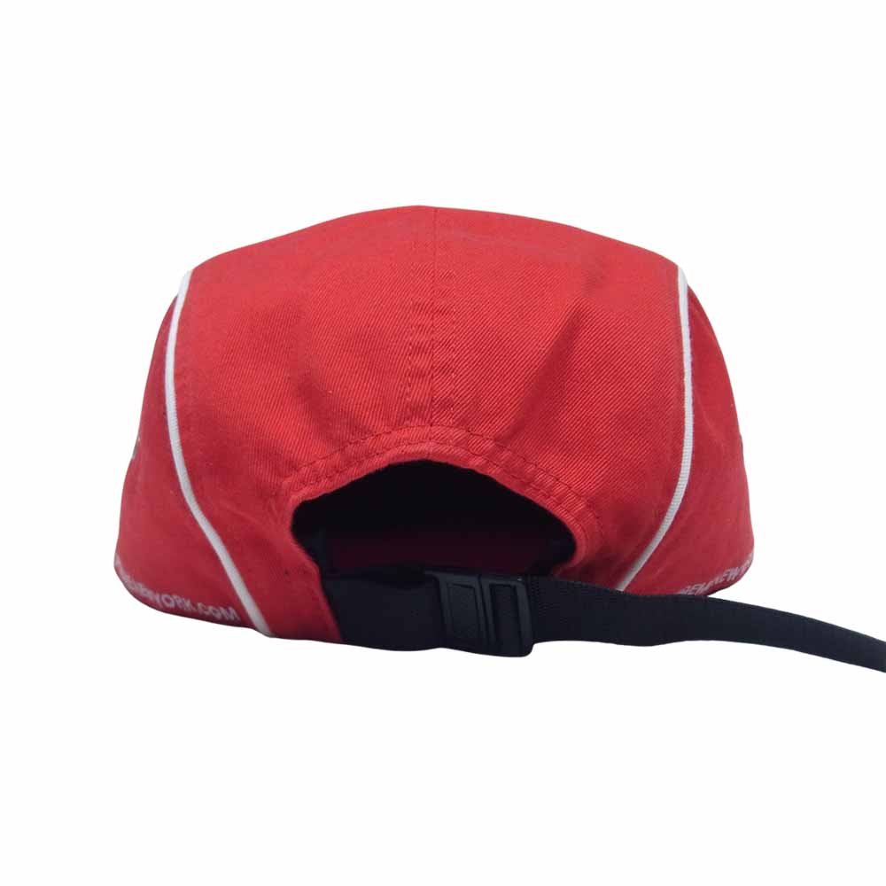 Supreme シュプリーム 18AW Piping Camp Cap パイピング ボックスロゴ キャンプ キャップ レッド系【中古】