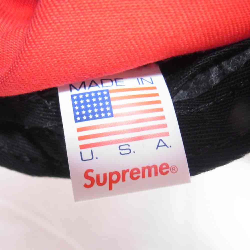 Supreme シュプリーム 18AW Piping Camp Cap パイピング ボックスロゴ キャンプ キャップ レッド系【中古】