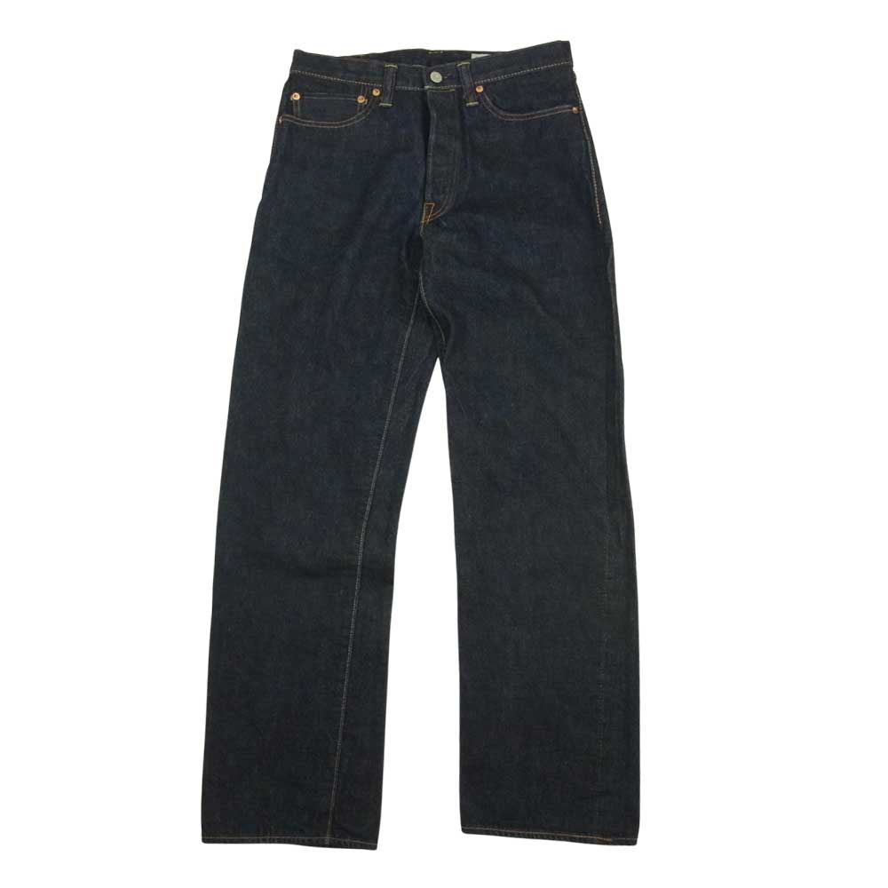 BONCOURA ボンクラ XX ボタンフライ デニム パンツ インディゴブルー系 30【美品】【中古】