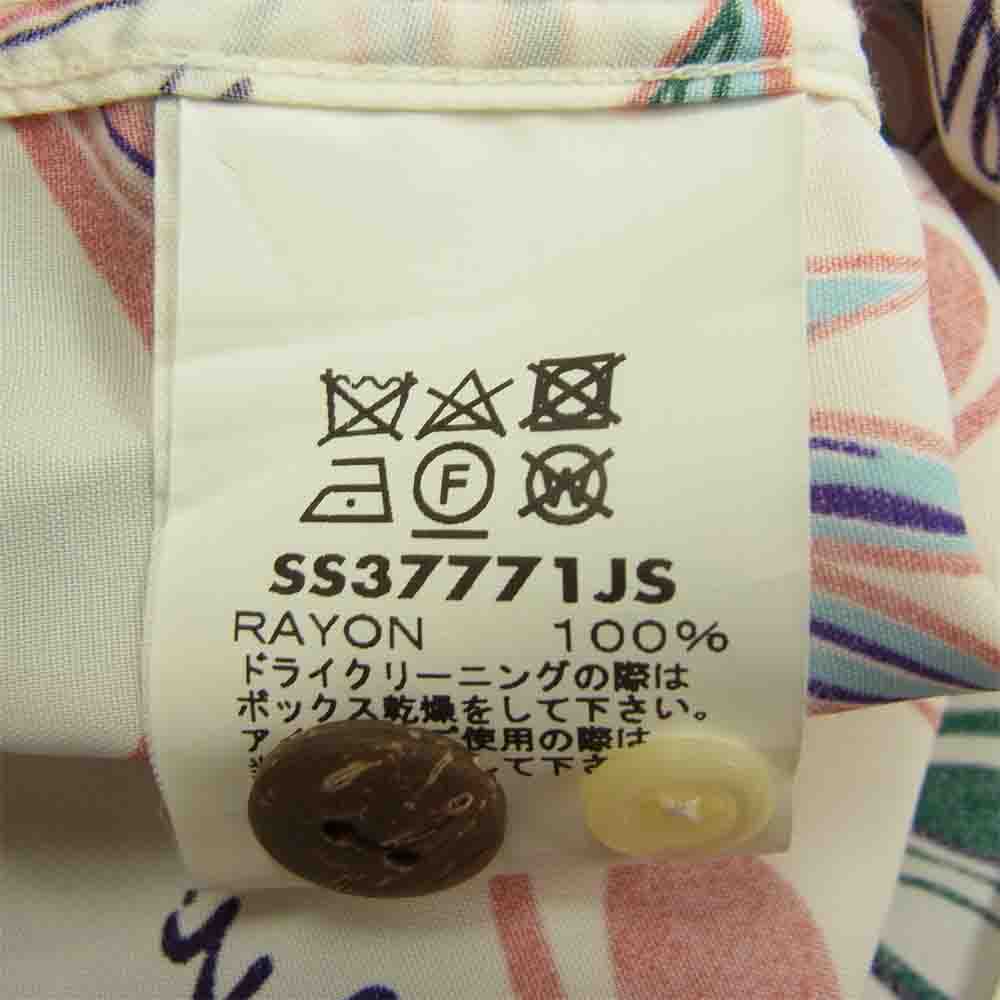 SUN SURF サンサーフ SS37771JS 総柄 半袖 アロハ シャツ ホワイト系 M【中古】