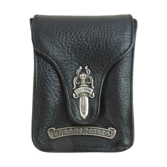 CHROME HEARTS クロムハーツ（原本無） ダガー シガレットケース ブラック系【中古】