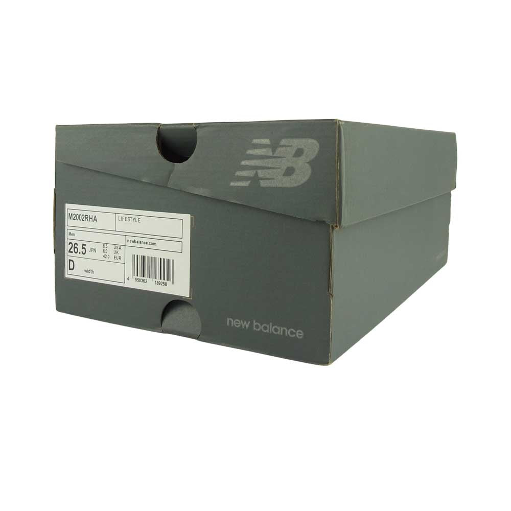 NEW BALANCE ニューバランス M2002 RHA ローカット スエード メッシュ スニーカー ワインレッド系 26.5㎝【新古品】【未使用】【中古】
