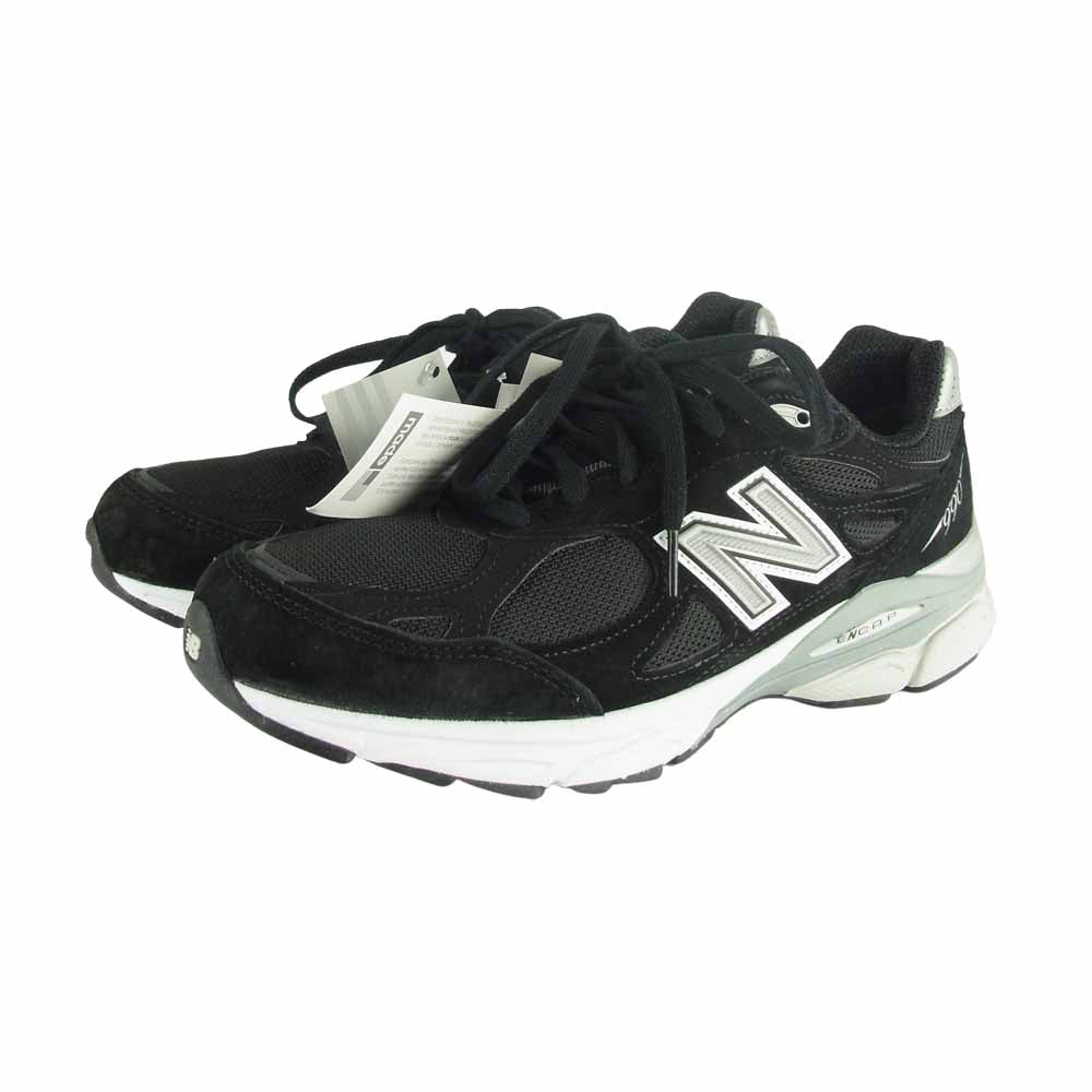 NEW BALANCE ニューバランス M990 BS3 USA製 スエード ローカット スニーカー ブラック系 26㎝【新古品】【未使用】【中古】
