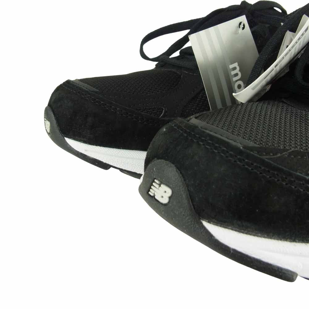 NEW BALANCE ニューバランス M990 BS3 USA製 スエード ローカット スニーカー ブラック系 26㎝【新古品】【未使用】【中古】
