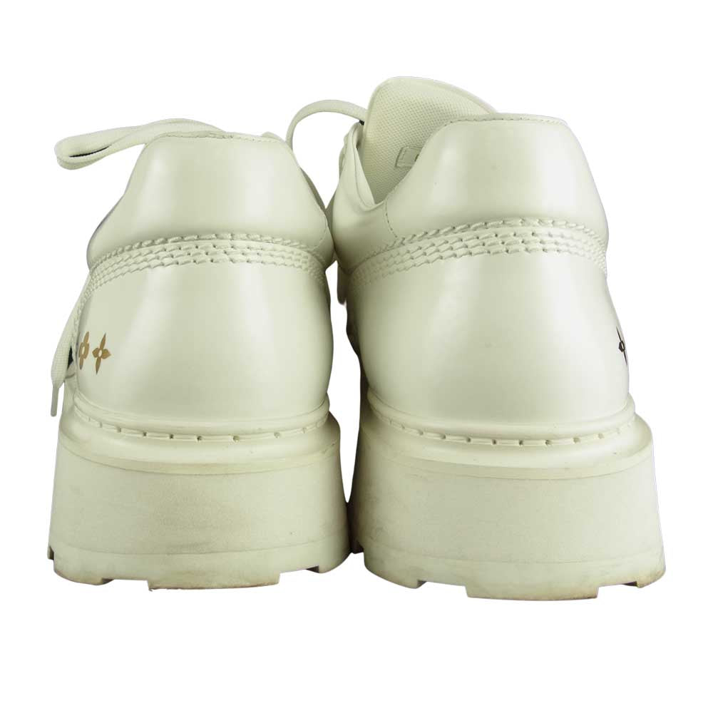 LOUIS VUITTON ルイ・ヴィトン アベスライン ダービー レザー スニーカー ホワイト ホワイト系 8【中古】